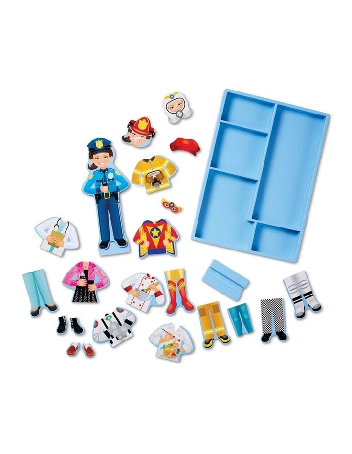Melissa & Doug Julia Magnetic Dress-Up Pretend Play Kids Toy Set 3y image 1