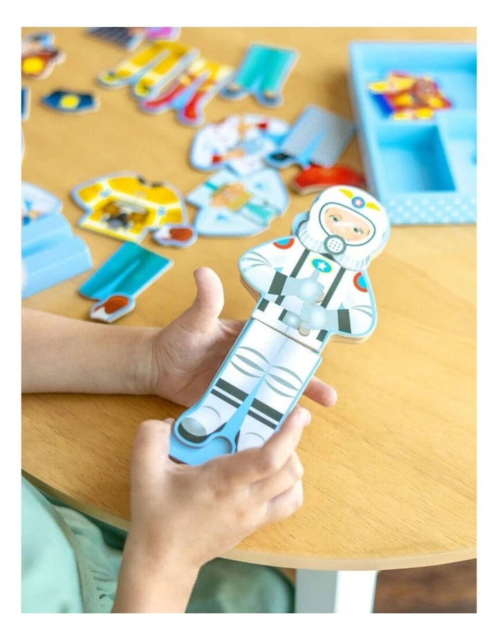 Melissa & Doug Julia Magnetic Dress-Up Pretend Play Kids Toy Set 3y image 3