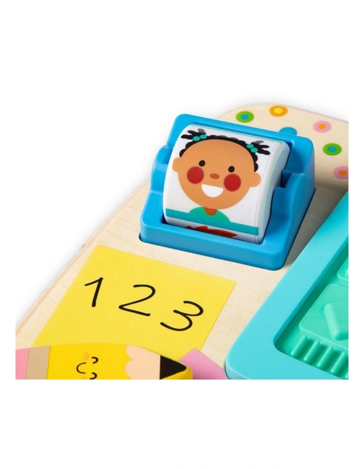 Melissa & Doug Wooden Work Play Desktop Activity Board Kids Toy 12m  image 2
