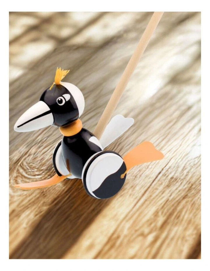 Koala Dream Wooden Push Along Magpie Baby Toddler Walker Toy 12 Months Plus image 4