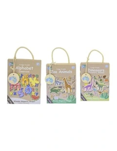 Koala Dream 3pc Fridge Magnet Set Zoo Animals Dinosaurs Alphabet Kids 2y 