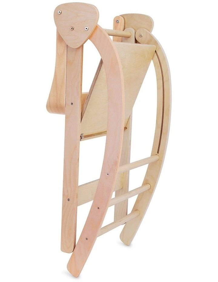 Kinderfeets Wooden Pikler Observation Tower Kids Toy 1y  Natural Wood 92.5cm image 2
