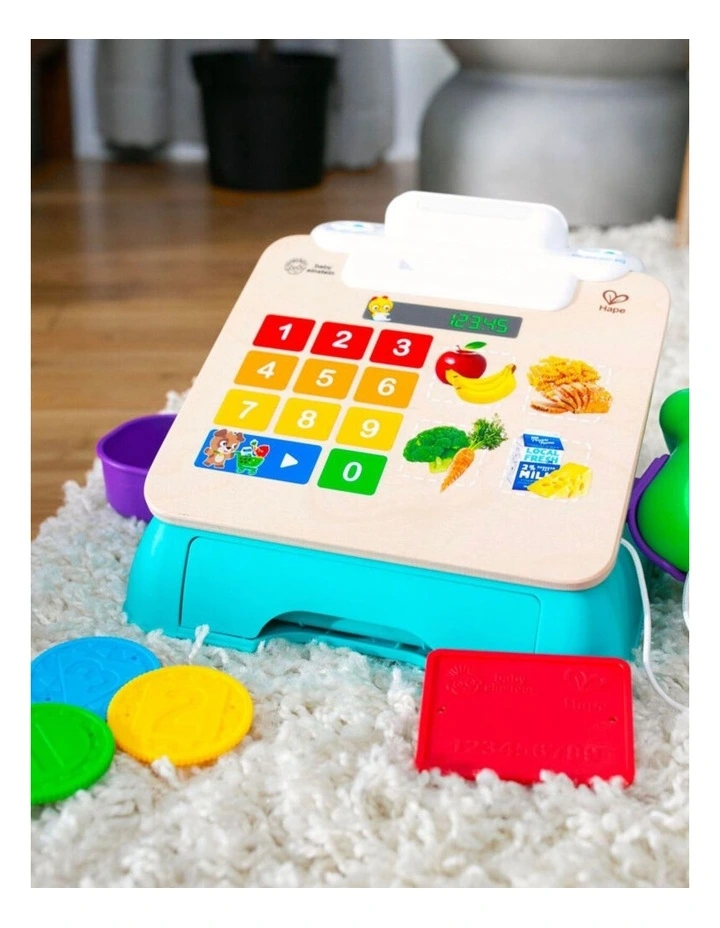 Baby Einstein Hape Magic Touch Cash Register Pretend Play Toy 9m  image 2