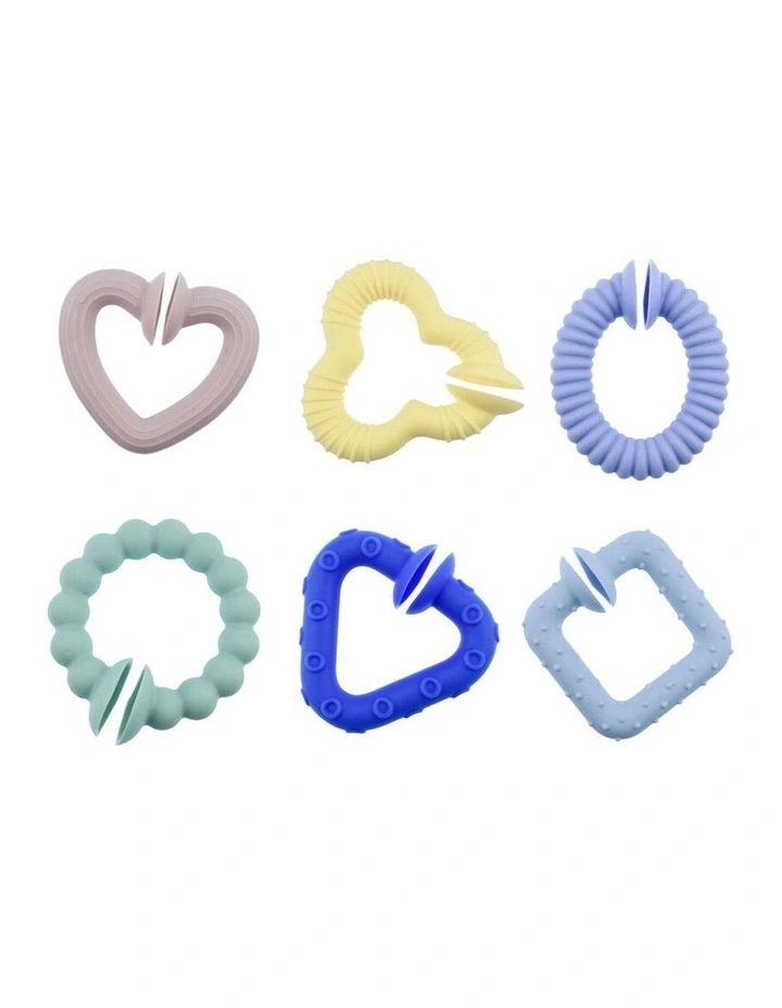 Koala Dream Silicone Baby Snap Learn Sensory Soothing Gum Teethers 4m  image 2