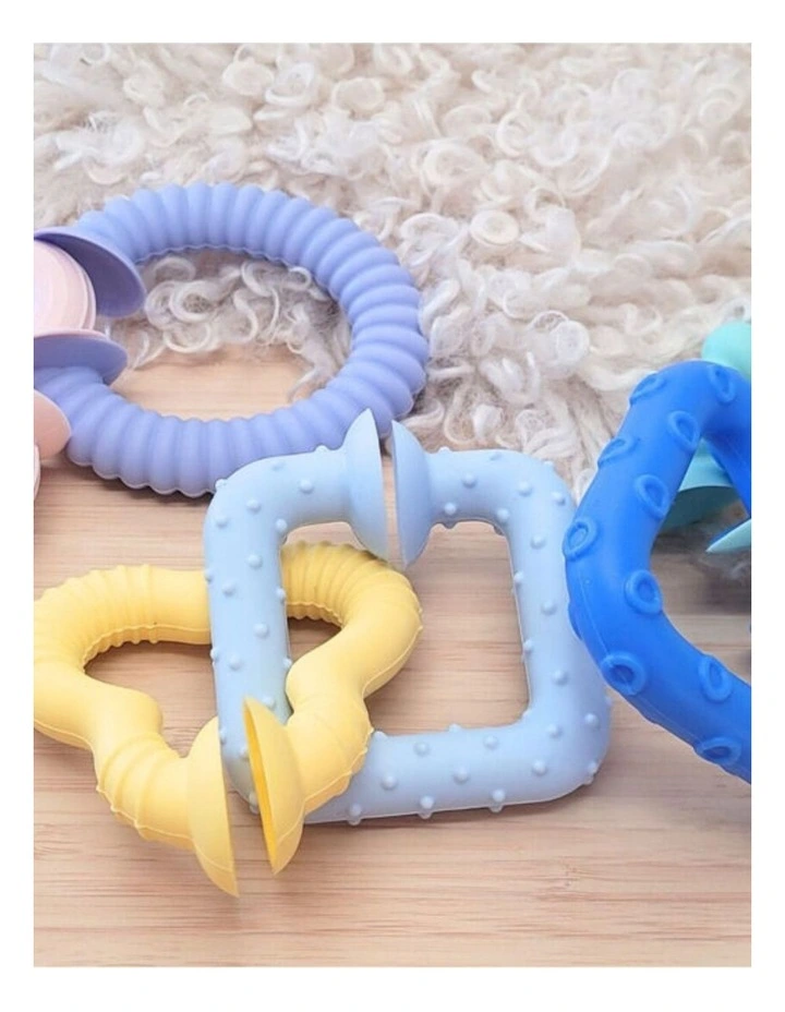 Koala Dream Silicone Baby Snap Learn Sensory Soothing Gum Teethers 4m  image 5