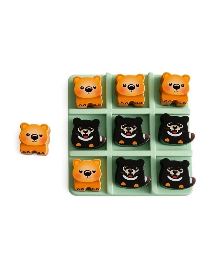 Koala Dream Kids Bush Buddies Tic Tac Toe Game Wombat Tasmanian Devil 3y image 1
