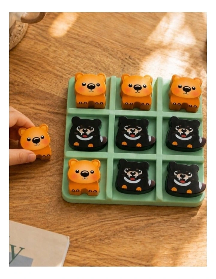 Koala Dream Kids Bush Buddies Tic Tac Toe Game Wombat Tasmanian Devil 3y image 4