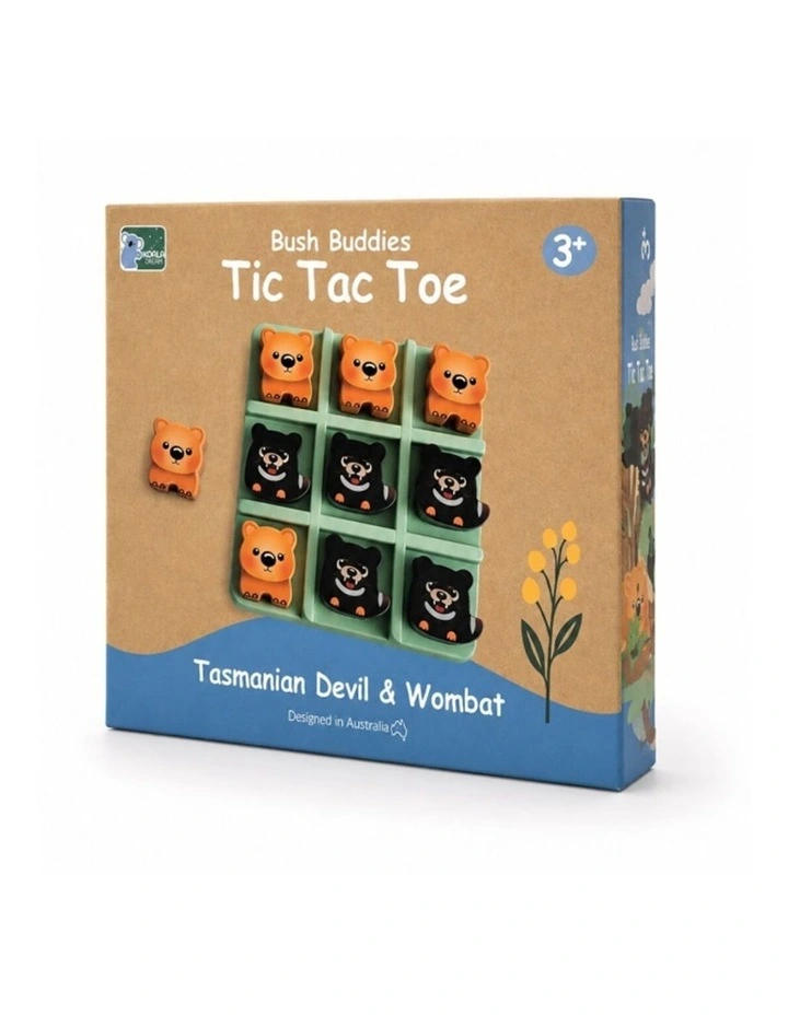 Koala Dream Kids Bush Buddies Tic Tac Toe Game Wombat Tasmanian Devil 3y image 5