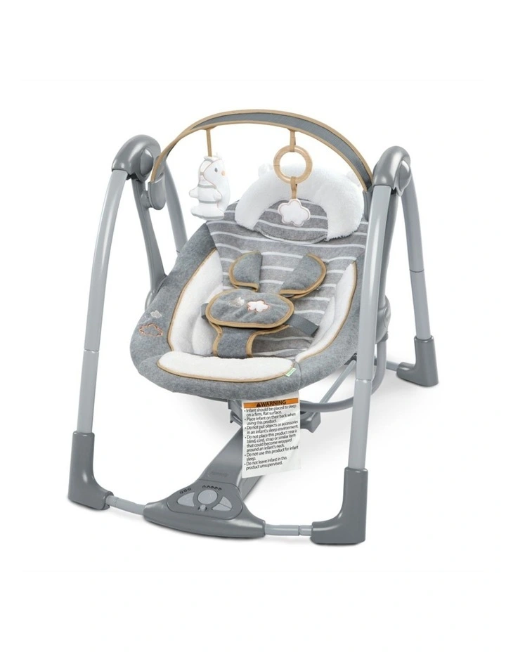 Ingenuity Boutique Collection Deluxe Swing N Go Portable Baby Bella Teddy 0m image 1