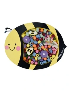Koala Dream Bead Lacing Bee Garden Themed Kids 3y Plus Wooden Toy Set
