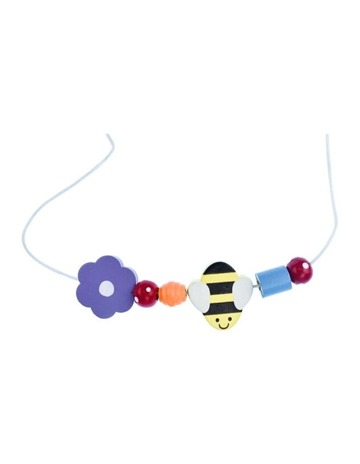 Koala Dream Bead Lacing Bee Garden Themed Kids 3y Plus Wooden Toy Set image 3