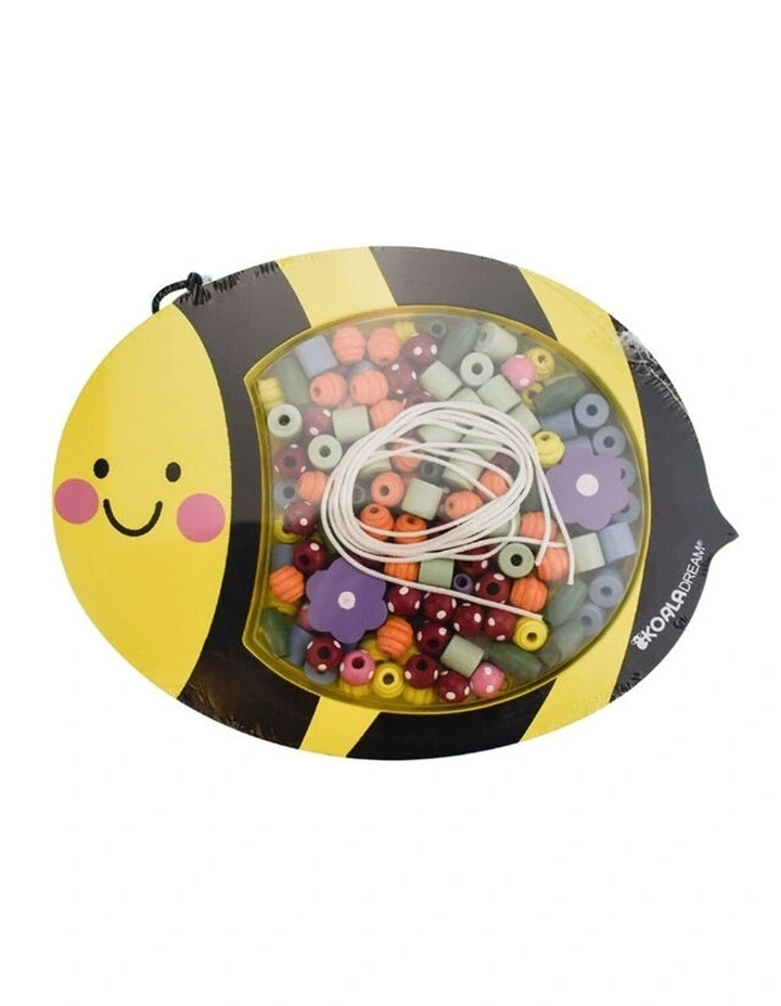 Koala Dream Bead Lacing Bee Garden Themed Kids 3y Plus Wooden Toy Set image 4