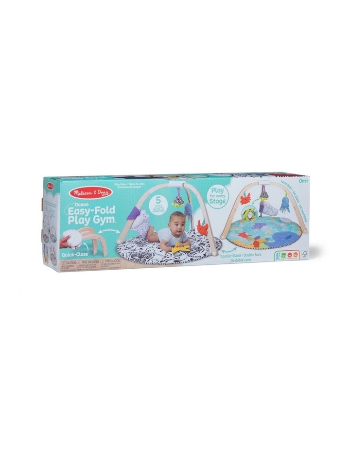 Melissa & Doug Ocean Oasis Easy Fold Baby Play Gym Development Fun 0m  image 6