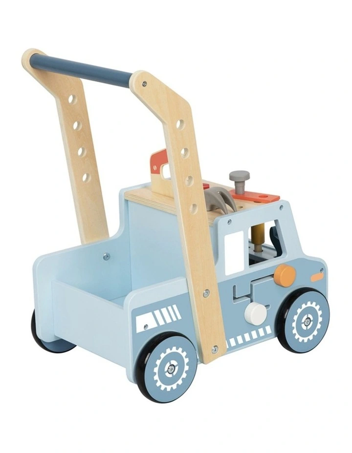 Tooky Toy Tool Bench Truck Push Walker With Tools And Accessories Kids 3y image 3