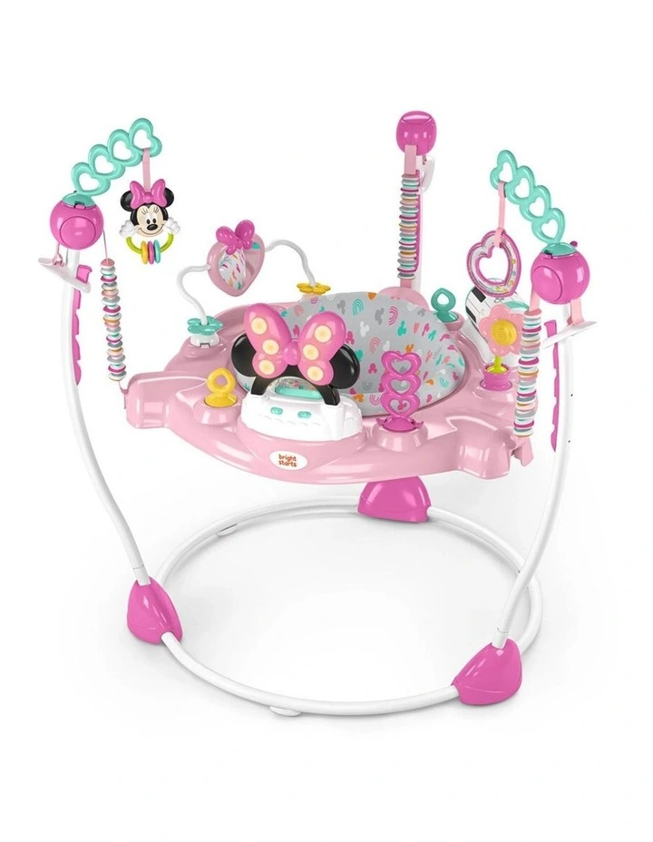 Bright Starts Disney Minnie Mouse Forever Besties Activity Jumper 6m image 1