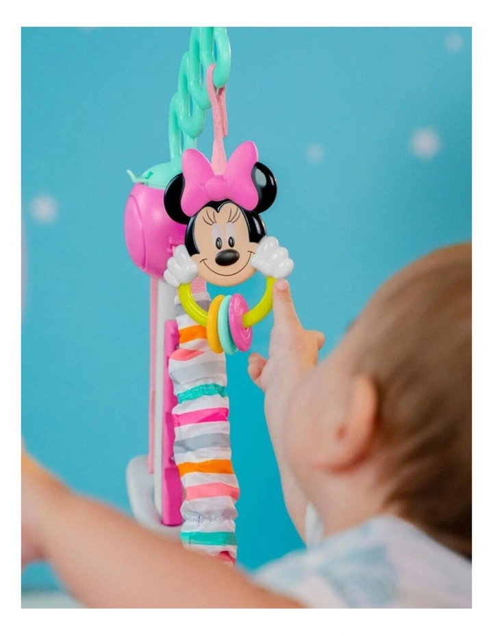 Bright Starts Disney Minnie Mouse Forever Besties Activity Jumper 6m image 3