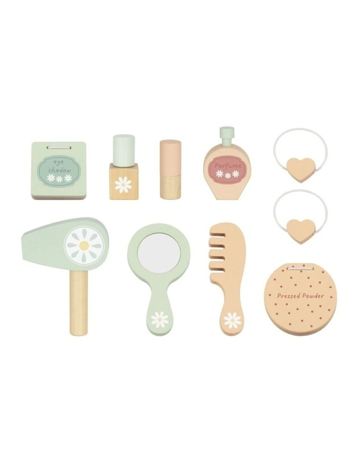 Tooky Toy Dressing Table Light Up Mirror Playset With Accessories Kids 3y image 4
