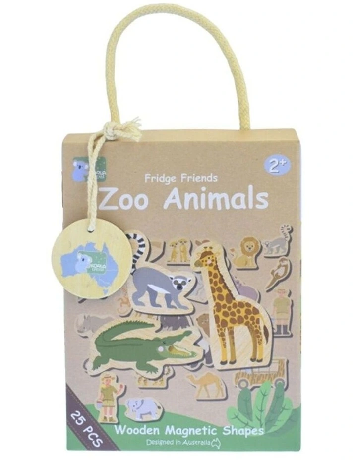 Koala Dream 25pc Fridge Friends Zoo Animals Magnetic Toy Set Kids 2y image 4