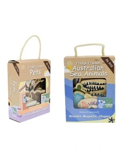 Koala Dream Wooden Fridge Friends Sea Animals & Pets Magnets 2y