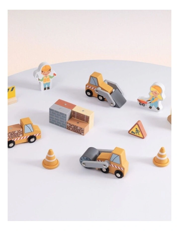 Tooky Toy Port Crane Set With Trucks And Figures Educational Construction 3 image 3