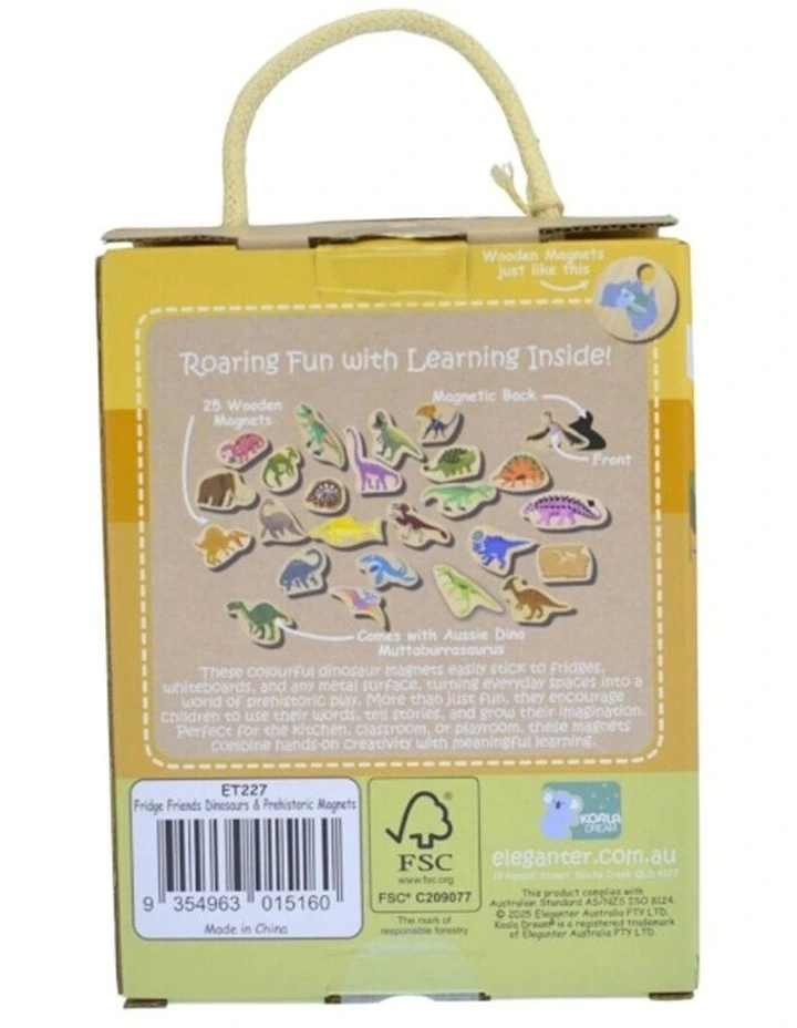 25pc Koala Dream Fridge Friends Dinosaur And Prehistoric Animals Magnets 2 image 6