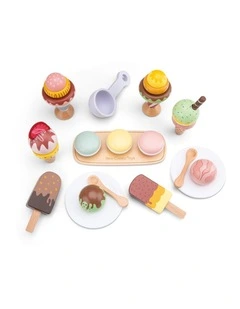 25pc New Classic Toys Stacking Ice Cream Toy Set Kids Children 3y Wooden