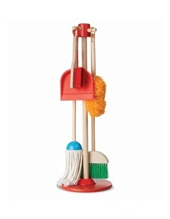 6pc Melissa & Doug Kids Toy Cleaning Kit with Stand 3y