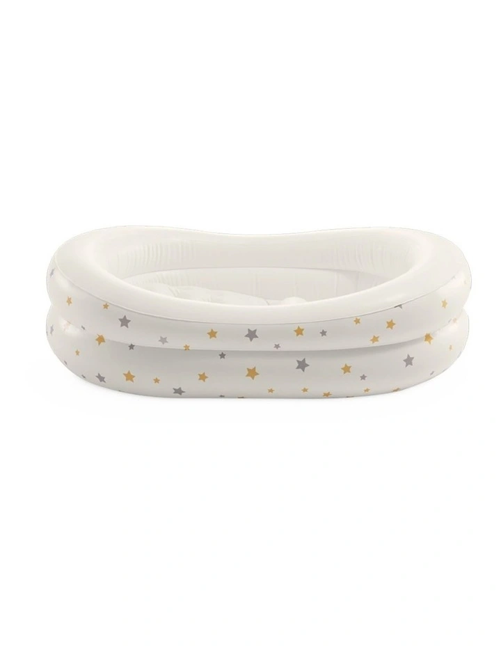 Intex Starry Inflatable Baby Bath Cushioned Portable White 0-12m Infant Tub image 2