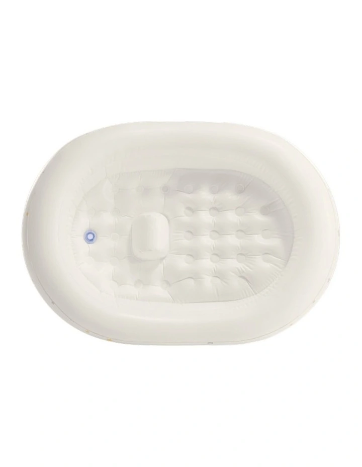 Intex Starry Inflatable Baby Bath Cushioned Portable White 0-12m Infant Tub image 6