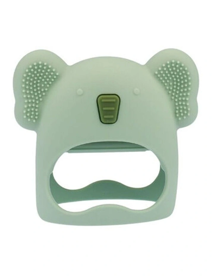 Koala Dream Silicone Tactile Soothing Baby Gums Teething Mitten Green 4m image 2