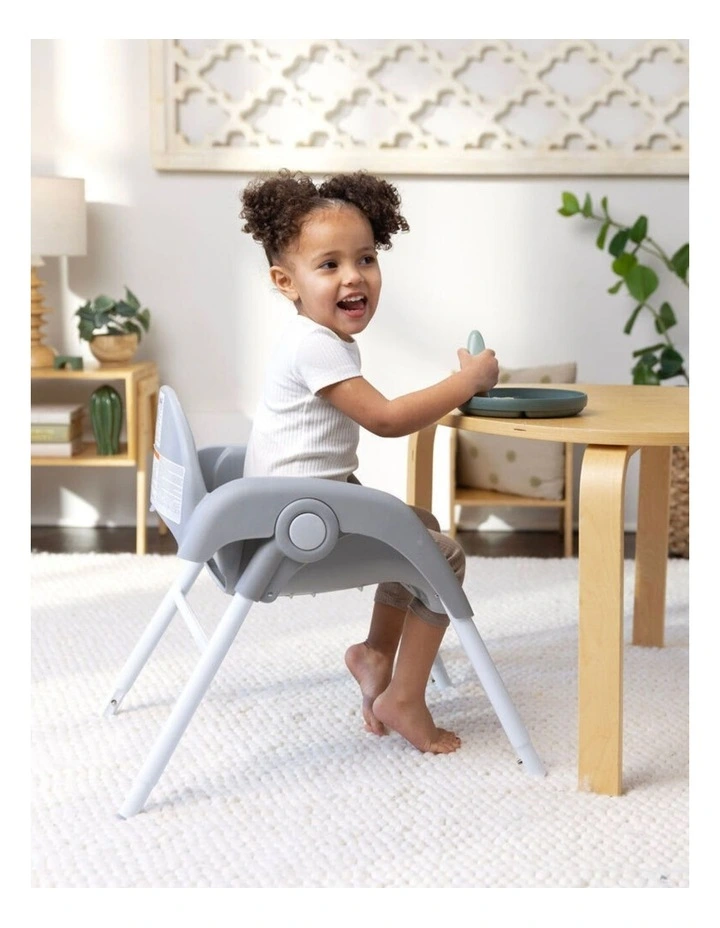 Ingenuity Trio Foldaway 6-in-1 Baby High Chair Detachable Booster Pink 6m image 2