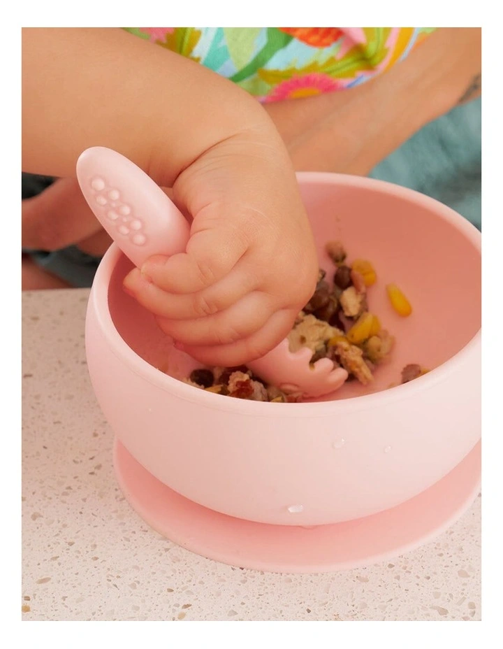 3pc Annabel Trends Silicone Baby Feeding Cutlery Set Dishwasher Safe Seaside image 4