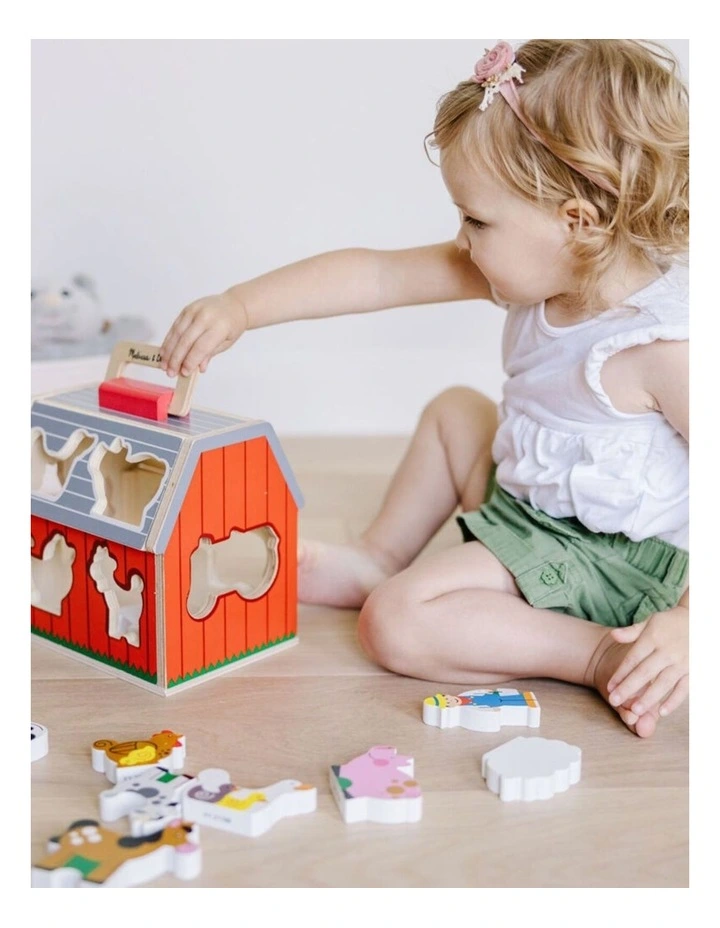 Melissa & Doug Take Along Sorting Play Barn Kids Toy Animal Themed 2y image 3