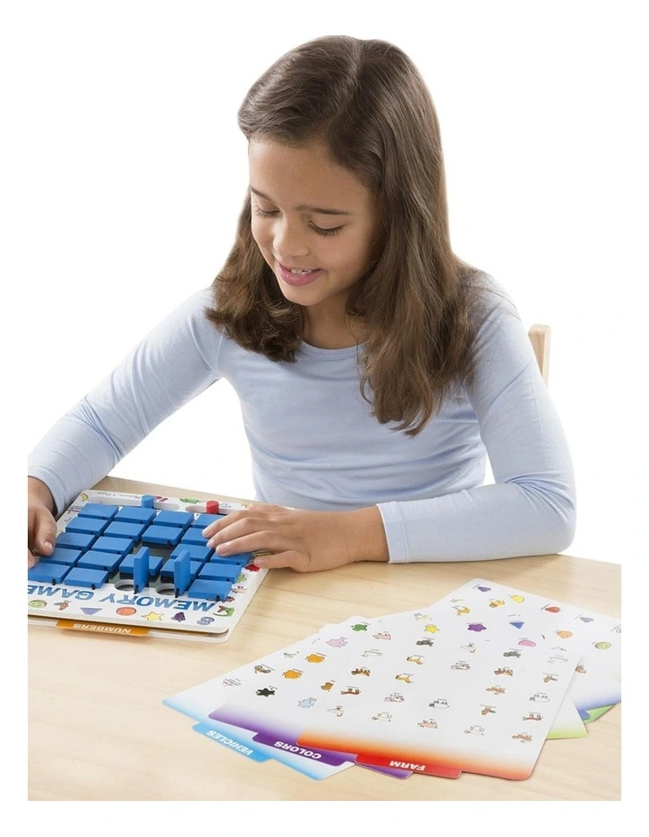 Melissa & Doug Flip to Win Memory Game 14 Fun Themes No Loose Pieces Kids 5y image 3