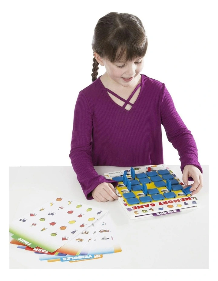 Melissa & Doug Flip to Win Memory Game 14 Fun Themes No Loose Pieces Kids 5y image 4