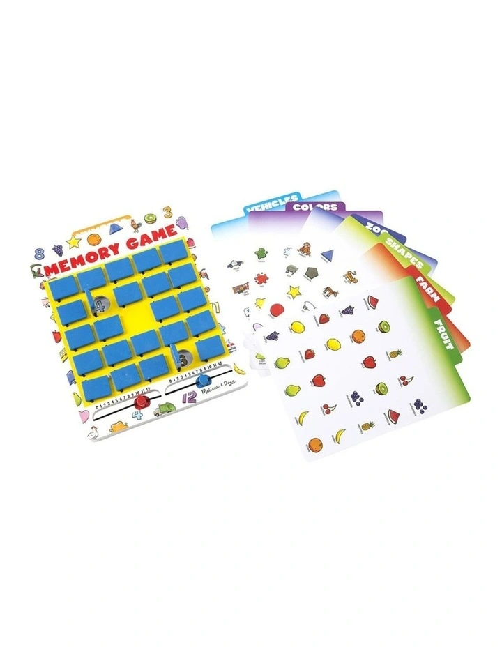 Melissa & Doug Flip to Win Memory Game 14 Fun Themes No Loose Pieces Kids 5y image 7