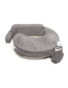 Breastfeeding Pillow Deluxe With Backrest Evening Grey