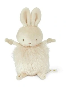 Bunnies by the Bay - Baby 'Rutabaga Bunny' Roly Poly - Soft Toy - Beige - 16cm