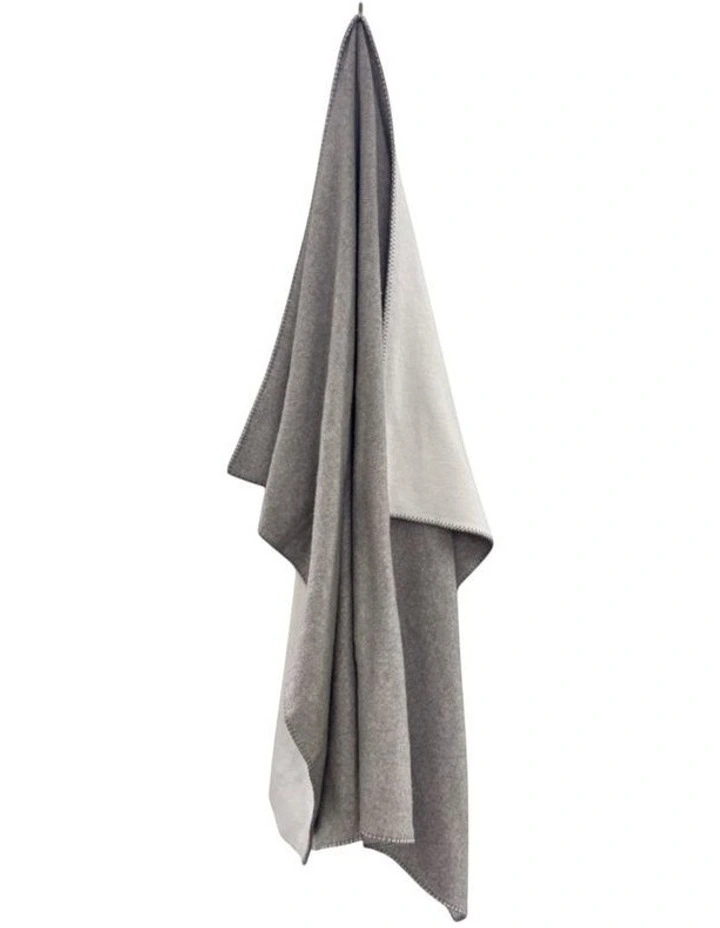 Atelier Blanket Throw in Grey & White image 2