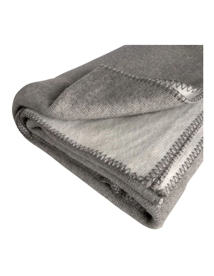 Atelier Blanket Throw in Grey & White image 3