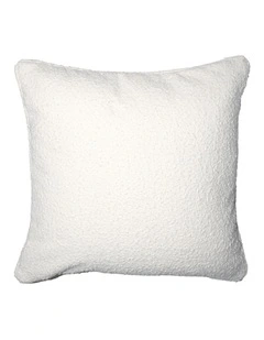 Brooklyn Bolster Boucle Cushion in White