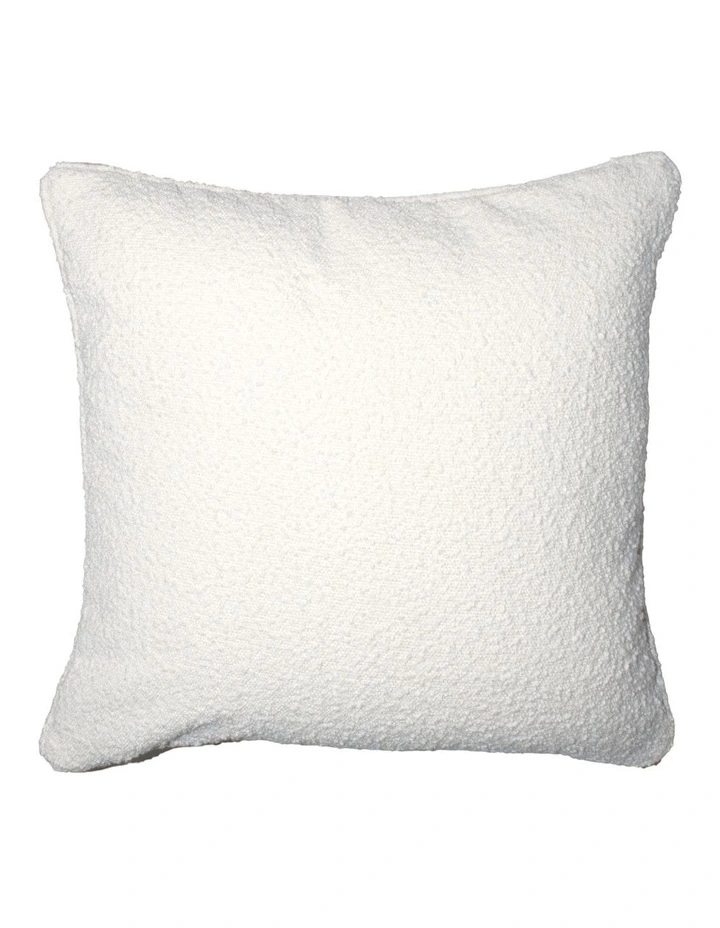 Brooklyn Bolster Boucle Cushion in White image 1