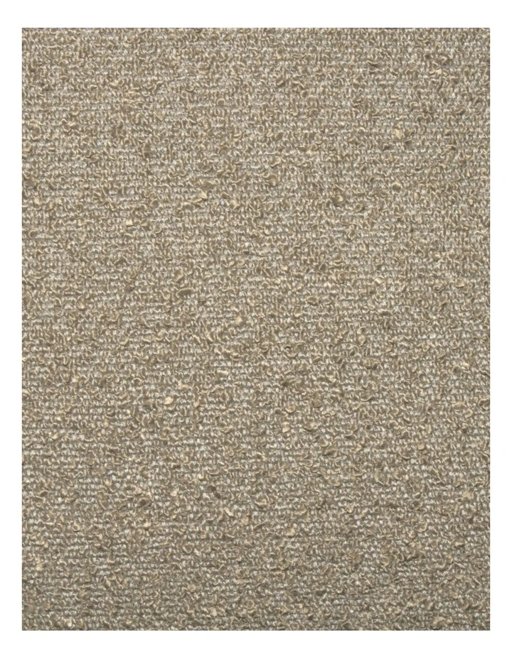 Brooklyn Feather Filled Boucle Cushion in Khaki image 4