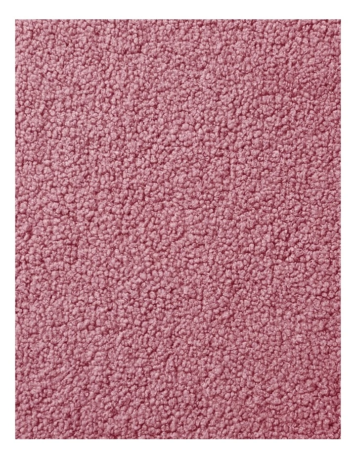 Otis Teddy Fleece Double-Sided Throw 130x160cm in Rose Pink image 4