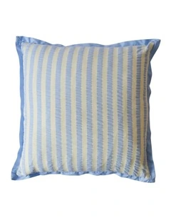 Butter Blue Seersucker Cushion Cover
