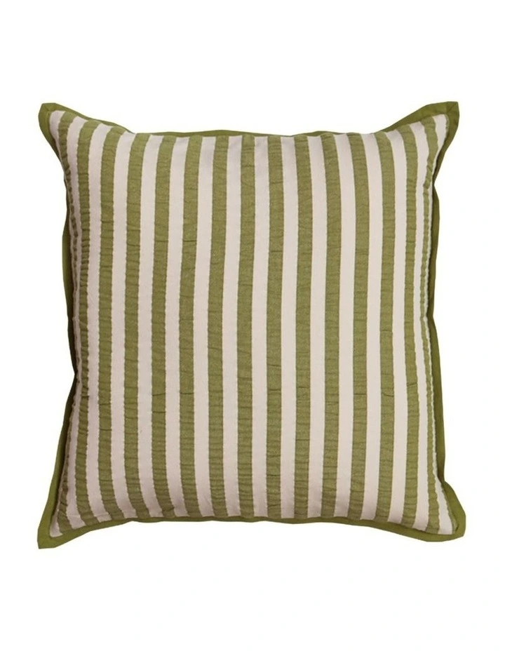 Pistachio Seersucker Cushion Cover image 1
