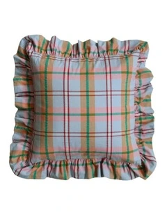 Confetti Plaid Cushion Cover