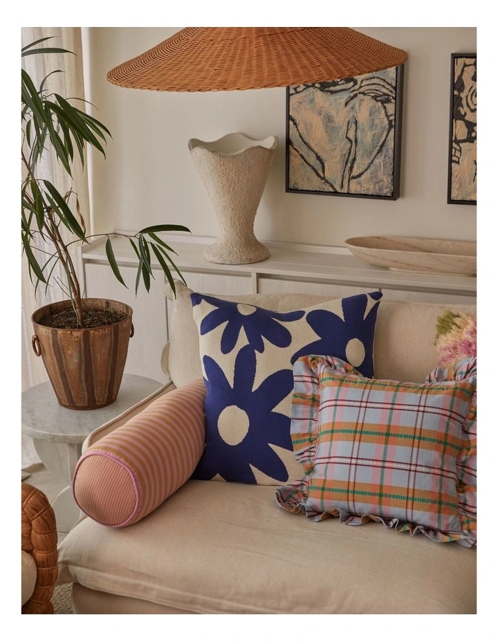 Confetti Plaid Cushion Cover image 3