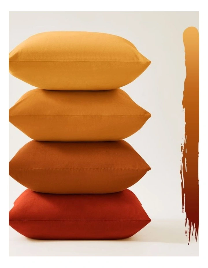 GIOIA CASA Velvet Cushion Covers in Mixed Yellow  4 Pack image 2