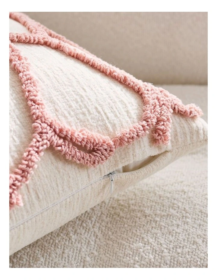 GIOIA CASA Tufted Rose Cushion Covers in Pink 2 Pack image 4